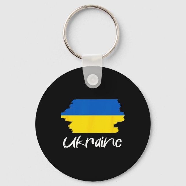 Ukrainian Flag Ukraine 2  Key Ring (Front)