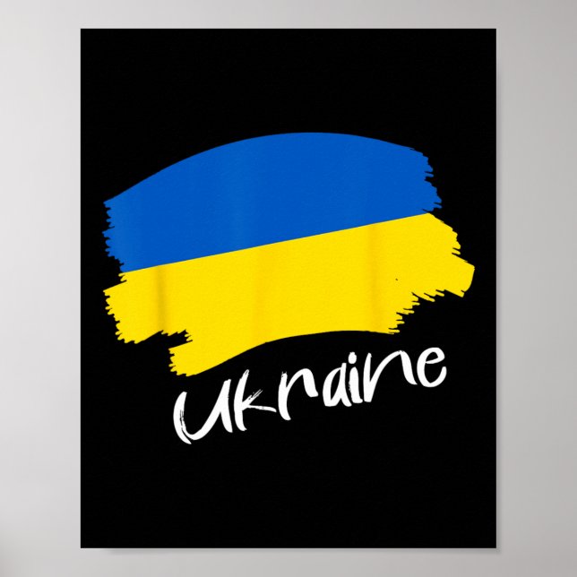 Ukrainian Flag Ukraine 4  Poster (Front)