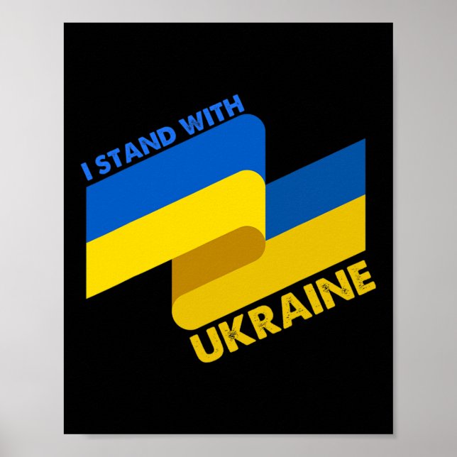Ukrainian Flag Ukraine 6  Poster (Front)