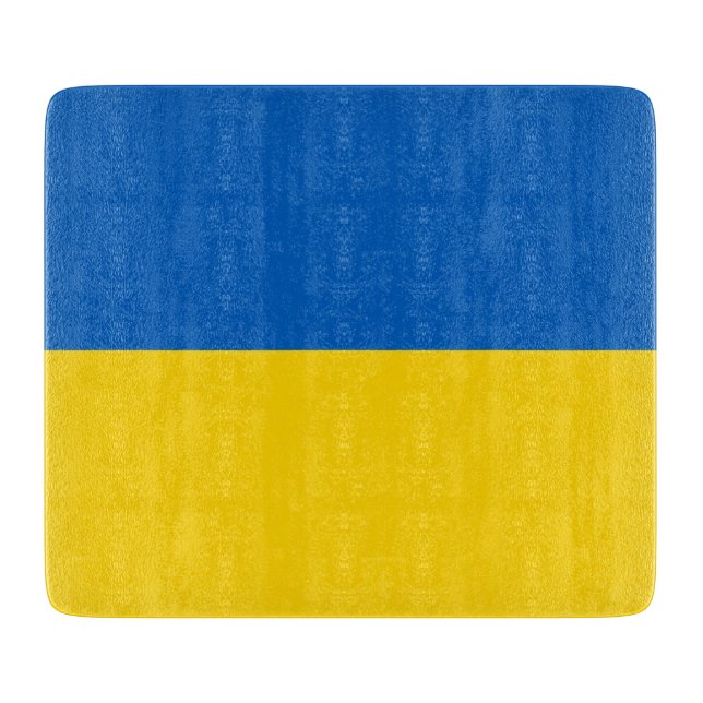 Ukrainian Flag (Ukraine) Cutting Board (Front)