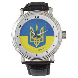 Ukrainian Flag & Ukraine fashion / Emblem Watch