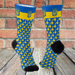 Ukrainian flag & Ukraine Flag fashion wear /sports Socks<br><div class="desc">Socks: Ukraine & Ukrainian Flag fashion wear - love my country,  patriots,  sports fans / Україна</div>