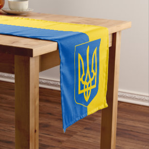 Ukrainian flag & Ukraine Kitchen / Table Runner