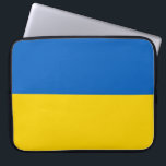 Ukrainian Flag (Ukraine) Laptop Sleeve<br><div class="desc">This design features the national flag of Ukraine, which is a country in Eastern Europe. Ukraine borders Russia to the east and north-east; Belarus to the north; Poland, Slovakia and Hungary to the west; and Romania, Moldova and the Black Sea to the south. Ukraine is the second largest country in...</div>