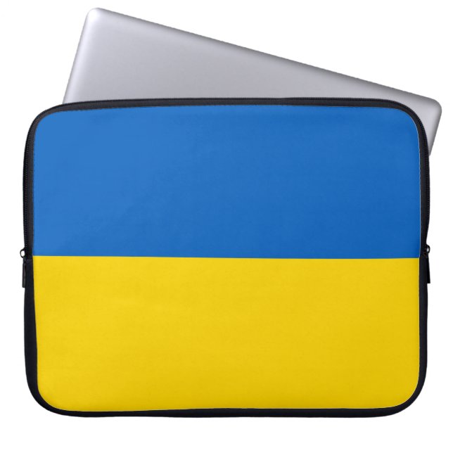 Ukrainian Flag (Ukraine) Laptop Sleeve (Front)