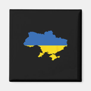 Ukrainian Flag Vintage Heritage 3 Magnet