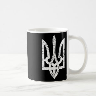 Ukrainian Flag With Crest Ukraine Coffee Mug