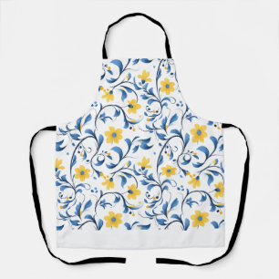 Ukrainian floral folk art motifs.  apron