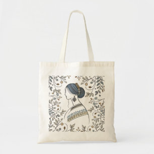 Ukrainian Folk Art Canvas Tote Bag