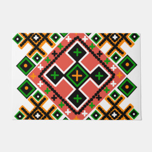 Ukrainian Folk Art Inspired Doormat
