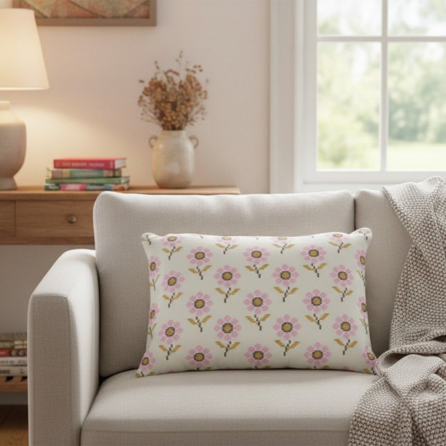 Ukrainian Folk Cross Stitch Embroidery Floral  Decorative Cushion (Creator Uploaded)