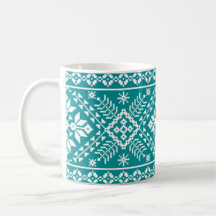 Ukrainian Folk Ethnic Seamless Ornament Coffee Mug