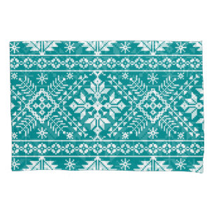 Ukrainian Folk Ethnic Seamless Ornament Pillowcase