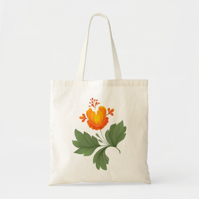 Ukrainian folk floral pattern. Ukraine Tote Bag (Front)