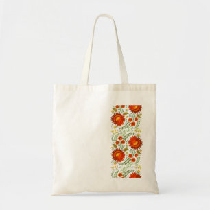 Ukrainian folk floral pattern. Ukraine Tote Bag