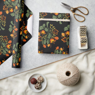 Ukrainian folk floral pattern. Ukraine Wrapping Paper