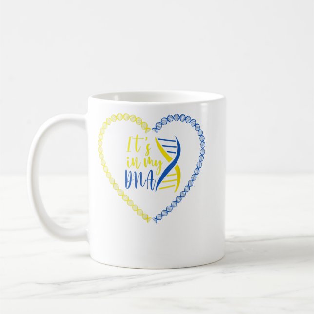 Ukrainian Gen Support Ukraine With Peace Ukraine F Coffee Mug (Left)