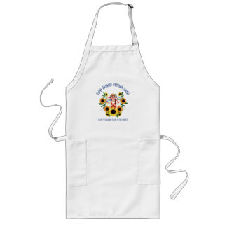 Ukrainian Girl Glory to Ukraine  Long Apron