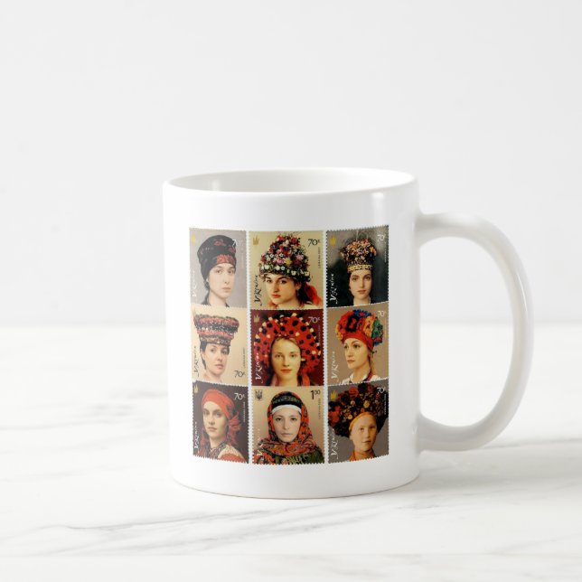 Ukrainian Headdresses Coffee Mug (Right)