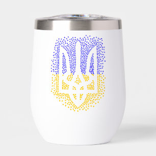 Ukrainian heraldry trident tryzub scattering stars