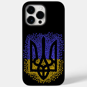 Ukrainian heraldry trident tryzub scattering stars Case-Mate iPhone 14 pro max case
