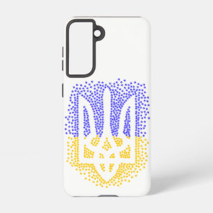 Ukrainian heraldry trident tryzub scattering stars samsung galaxy case