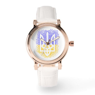 Ukrainian heraldry trident tryzub scattering stars watch