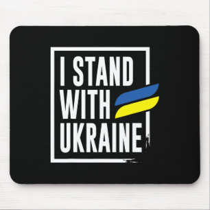 Ukrainian I Stand With Ukraine Mouse Pad