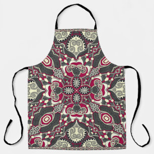 Ukrainian Karakoko: Silk Neck Scarf Design Apron