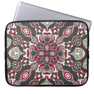 Ukrainian Karakoko: Silk Neck Scarf Design Laptop Sleeve