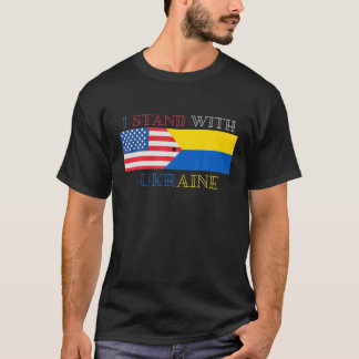 Ukrainian Lover I Stand With Ukraine Flag T-Shirt