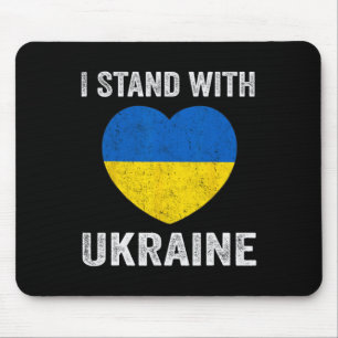 Ukrainian Lover I Stand With Ukraine Heart 1 Mouse Pad