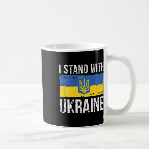 Ukrainian Lover I Stand With Ukraine Heart  Coffee Mug