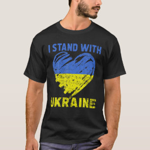 Ukrainian Lover I Stand With Ukraine Heart Strong T-Shirt