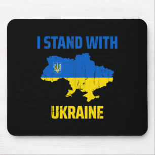 Ukrainian Lover I Stand With Ukraine Mouse Pad