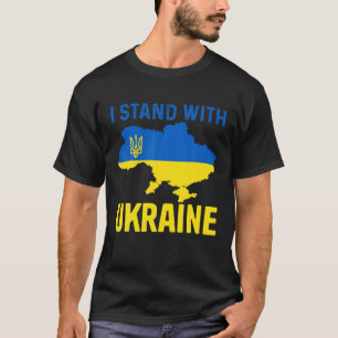 Ukrainian Lover I Stand With Ukraine Support Frien T-Shirt
