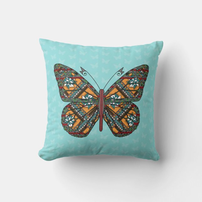 Ukrainian Monarch Pillow (Front)