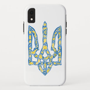 Ukrainian national emblem trident tryzub ethnical iPhone XR case