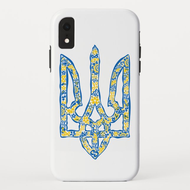Ukrainian national emblem trident tryzub ethnical Case-Mate iPhone case (Back)