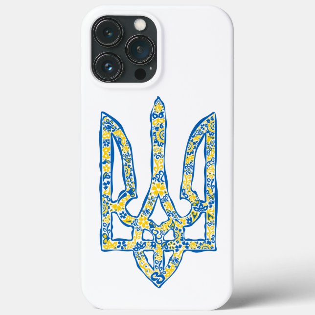 Ukrainian national emblem trident tryzub ethnical Case-Mate iPhone case (Back)