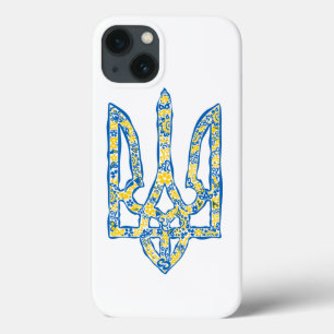 Ukrainian national emblem trident tryzub ethnical iPhone 13 case