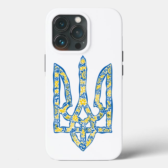 Ukrainian national emblem trident tryzub ethnical Case-Mate iPhone case (Back)