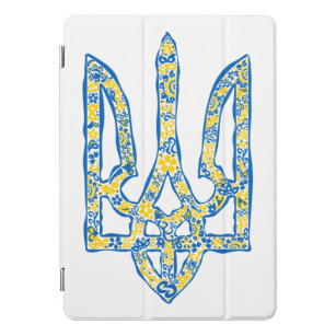 Ukrainian national emblem trident tryzub ethnical iPad pro cover