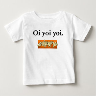 Ukrainian Oi Yoi Yoi Varenyky Perogies Toddler Dre Baby T-Shirt