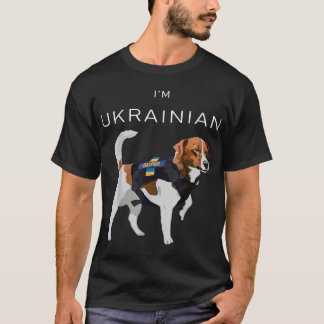 Ukrainian Patron Dog Hero Jack Russell Terrier I'm T-Shirt