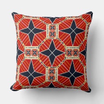 Ukrainian Pattern II Throw Pillow