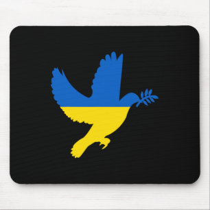 Ukrainian Peace Dove Mouse Pad