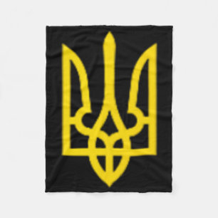 Ukrainian President Volodymyr Zelensky Ukraine Emb Fleece Blanket