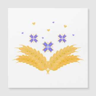 Ukrainian print - embroidery and grain