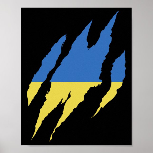 Ukrainian Quote Ukraine Flag Ukraine Shirt  Poster (Front)